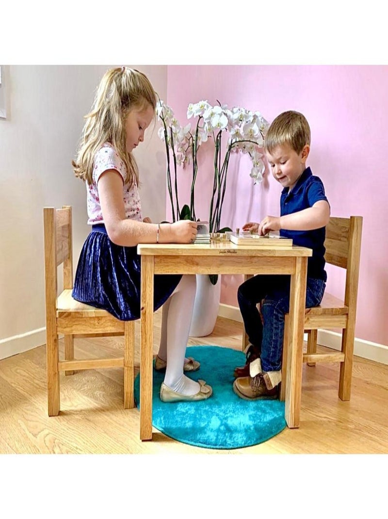 Lot de 2  Chaises Enfant  en bois Bois naturel Beige - Kiabi