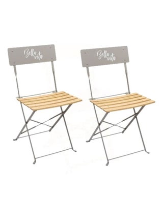 Lot de 2 Chaises pliantes Bella Vita