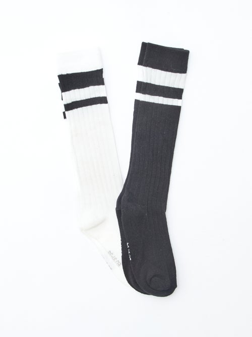 Lot de 2 chausettes en coton - Kiabi