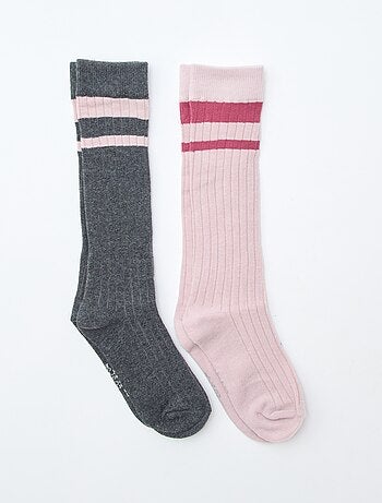 Lot de 2 chausettes en coton