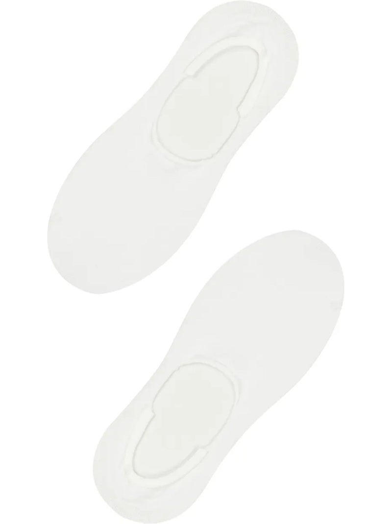 Lot de 2 chaussettes à bout fermé penti Blanc - Kiabi