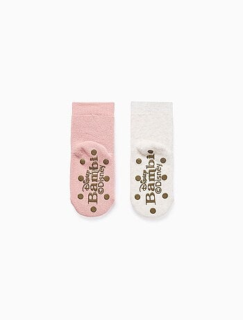 Lot de 2 Chaussettes Antidérapantes Bambi