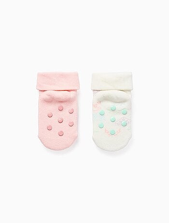 Lot de 2 Chaussettes Antidérapantes