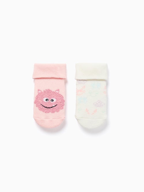 Lot de 2 Chaussettes Antidérapantes - Kiabi