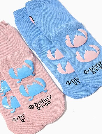 Lot de 2 chaussettes antidérapantes « Lilo et Stitch » ©Disney MO Fashion