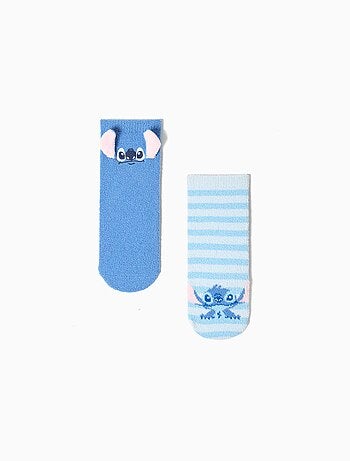 Lot de 2 chaussettes antidérapantes 'Stitch' ©Disney, MO Fashion