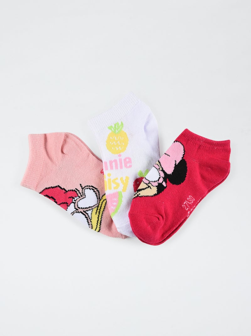 Lot de 2 chaussettes basses 'Disney' Rose - Kiabi
