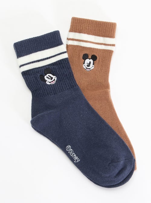 Lot de 2 chaussettes brodées 'Disney' - Kiabi Lot de 2 chaussettes brodées 'Disney' - Kiabi