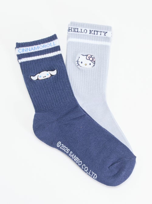 Lot de 2 chaussettes fantaisies 'Hello Kitty' - Kiabi