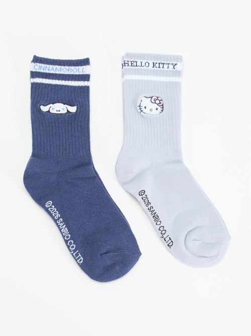 Lot de 2 chaussettes fantaisies 'Hello Kitty' - Kiabi