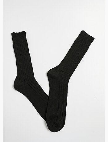 Lot de 2 Chaussettes fil d'Écosse pur coton - AFIBEL