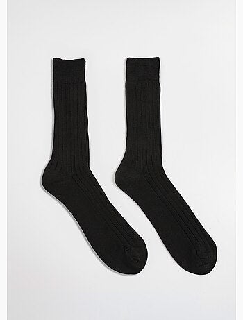 Lot de 2 Chaussettes fil d'Écosse pur coton - AFIBEL