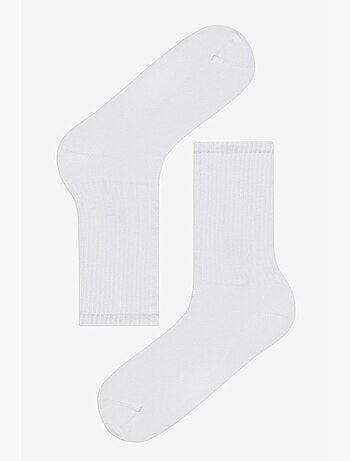 Lot de 2 chaussettes homme basic mi-mollet penti
