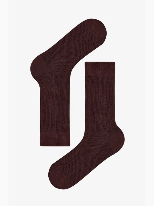 Lot de 2 chaussettes mi-mollet low key penti - Kiabi Lot de 2 chaussettes mi-mollet low key penti - Kiabi