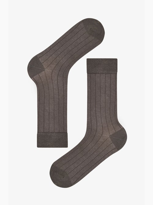 Lot de 2 chaussettes mi-mollet low key penti - Kiabi Lot de 2 chaussettes mi-mollet low key penti - Kiabi