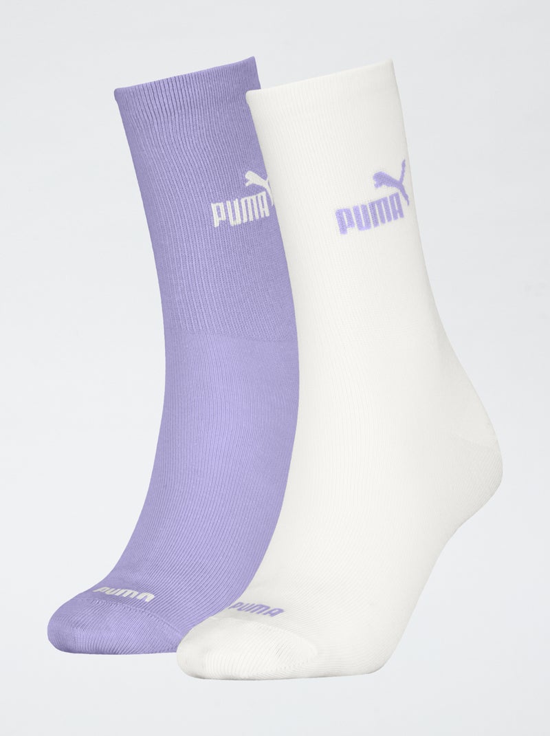 Lot de 2 chaussettes 'Puma' Blanc - Kiabi