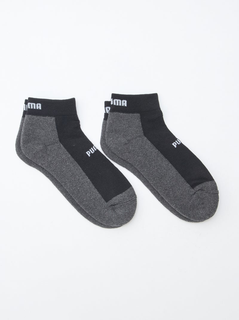 Lot de 2 chaussettes 'Puma' Noir - Kiabi