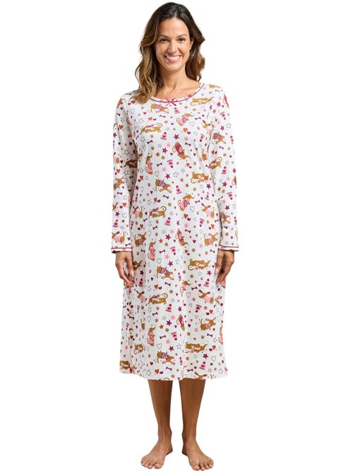 Lot de 2 chemises de nuit - DAXON - Kiabi Lot de 2 chemises de nuit - DAXON - Kiabi