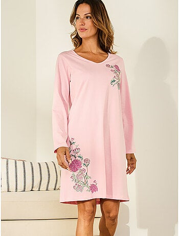 Lot de 2 chemises de nuit forme t-shirt - DAXON