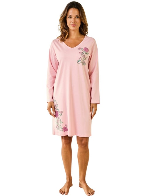 Lot de 2 chemises de nuit forme t-shirt - DAXON - Kiabi Lot de 2 chemises de nuit forme t-shirt - DAXON - Kiabi
