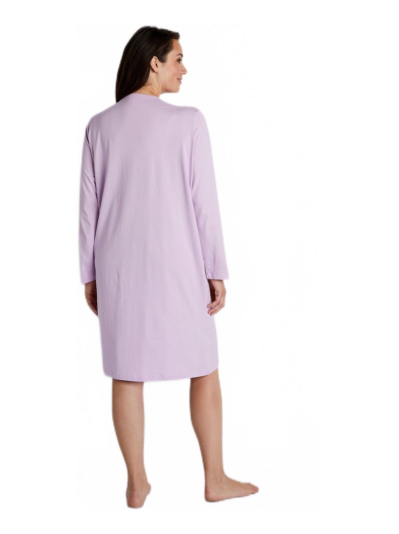 Lot de 2 chemises de nuit forme tee-shirt Rose - Kiabi