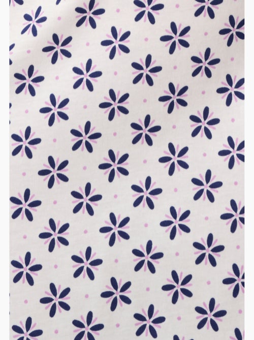 Lot de 2 chemises de nuit jersey pur coton peigné - Damart - Kiabi