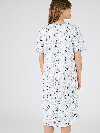 Lot de 2 chemises de nuit jersey pur coton peigné - Damart