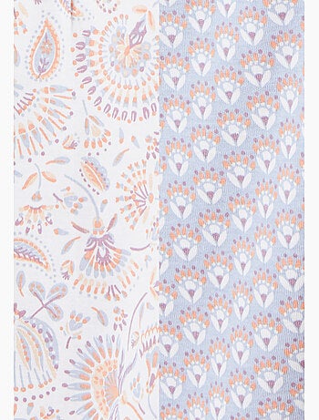 Lot de 2 chemises de nuit jersey pur coton peigné - Damart