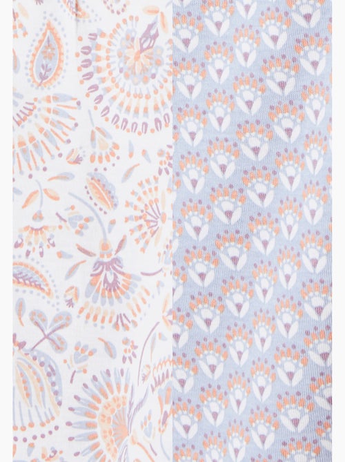 Lot de 2 chemises de nuit jersey pur coton peigné - Damart - Kiabi