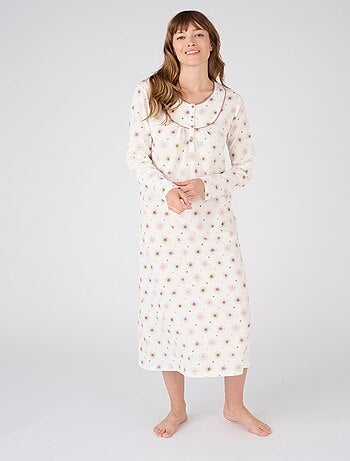 Lot de 2 chemises de nuit jersey pur coton peigné - Damart