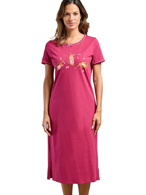 Lot de 2 chemises de nuit longues - DAXON - Kiabi