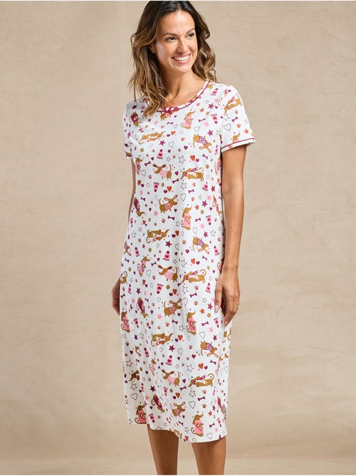 Lot de 2 chemises de nuit longues - DAXON - Kiabi