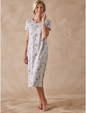 Lot de 2 chemises de nuit longues