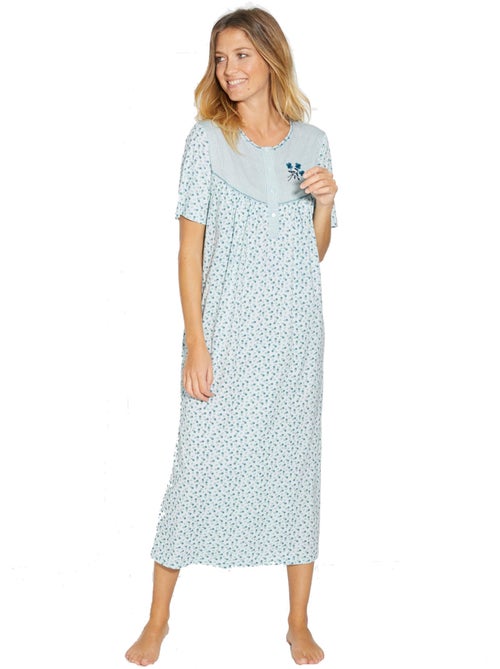 Lot de 2 chemises de nuit manches longue - DAXON - Kiabi
