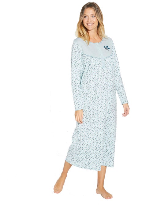Lot de 2 chemises de nuit manches longue - DAXON - Kiabi