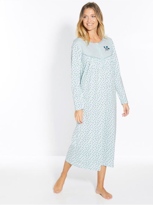 Lot de 2 chemises de nuit manches longue - DAXON - Kiabi