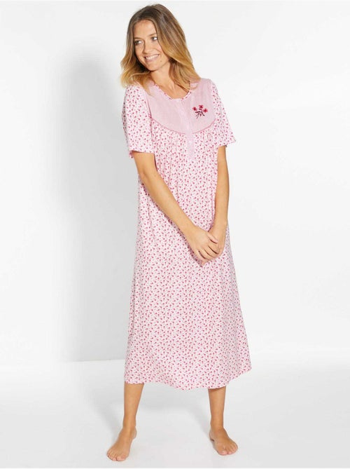 Lot de 2 chemises de nuit manches longue - DAXON - Kiabi