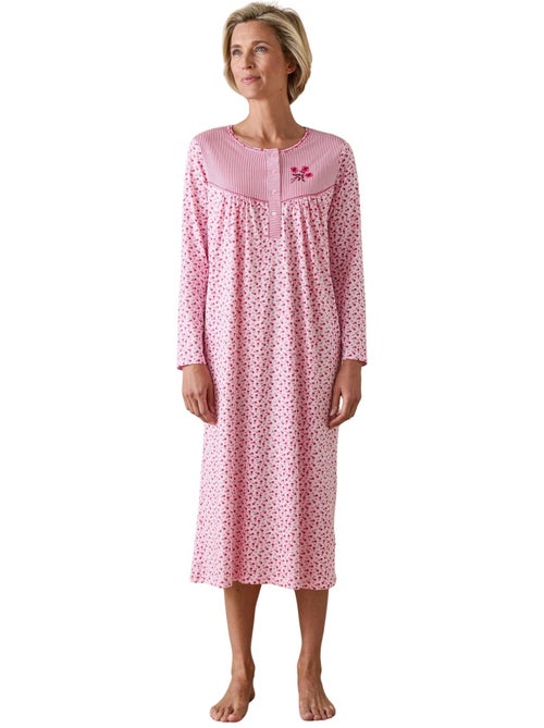 Lot de 2 chemises de nuit manches longue - DAXON - Kiabi