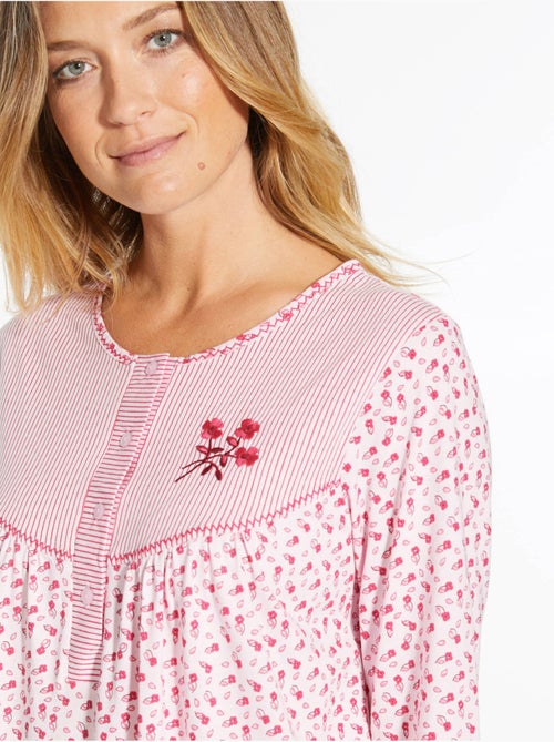 Lot de 2 chemises de nuit manches longue - DAXON - Kiabi
