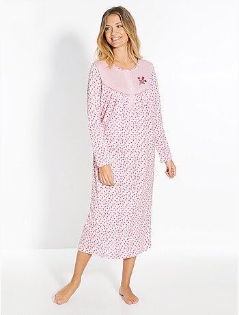 Lot de 2 chemises de nuit manches longue