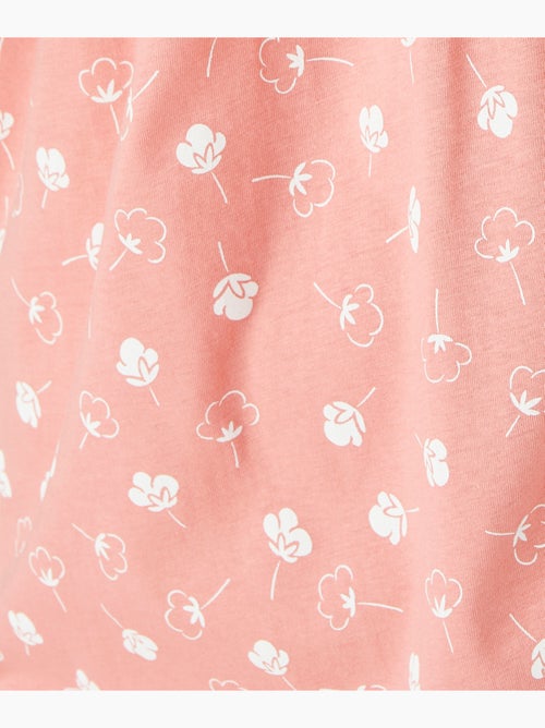 Lot de 2 chemises de nuit pur coton peigné - Damart - Kiabi