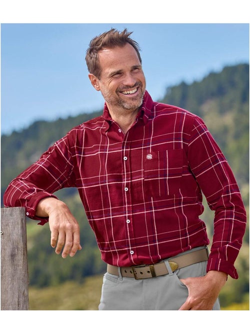 Lot de 2 Chemises Flanelle à Carreaux  - ATLAS FOR MEN - Kiabi