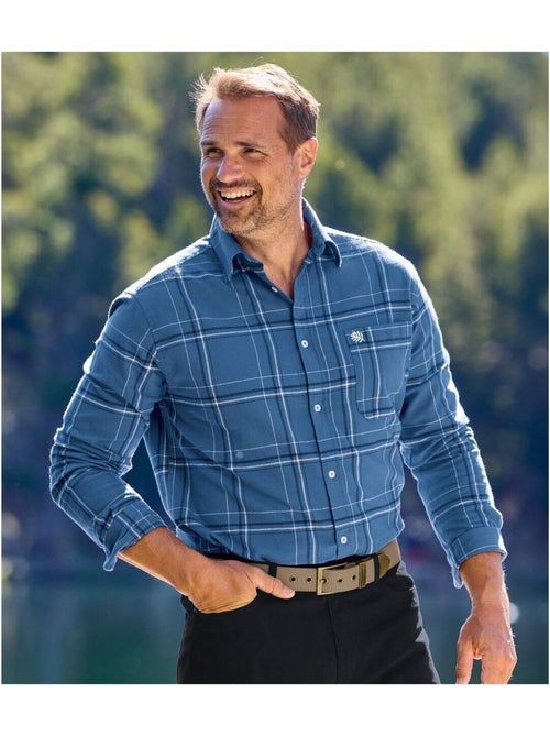 Lot de 2 Chemises Flanelle à Carreaux  - ATLAS FOR MEN - Kiabi