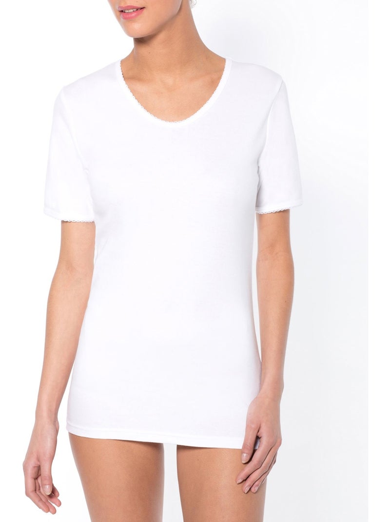 Lot de 2 chemises manches courtes - DAXON Blanc Blanc - Kiabi