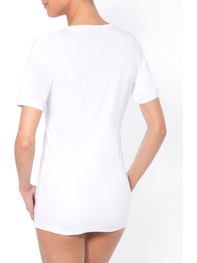 Lot de 2 chemises manches courtes - DAXON Blanc Blanc - Kiabi