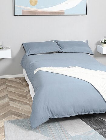 Lot de 2 chevets muraux - tiroir coulissant, plateau - aspect bois