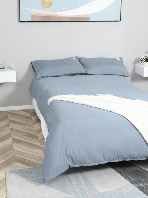 Lot de 2 chevets muraux - tiroir coulissant, plateau - aspect bois - Kiabi