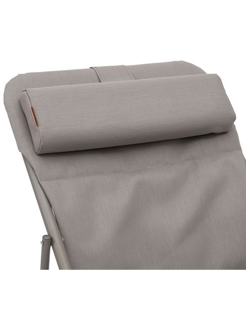 Lot de 2 chiliennes de jardin pliante MIRAEL Gris clair - Kiabi