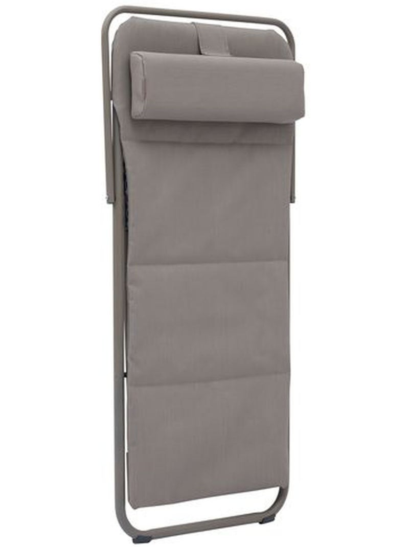 Lot de 2 chiliennes de jardin pliante MIRAEL Gris clair - Kiabi