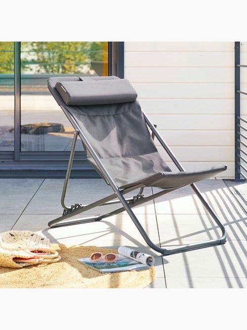Lot de 2 chiliennes de jardin pliante MIRAEL - Kiabi